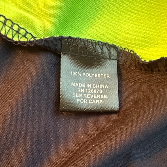 NFL Seattle Seahawks Navy and Lime Tee - Picture 7 of 7